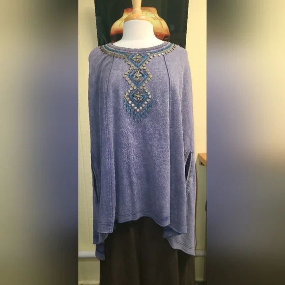 Double D Ranch Poncho S/M - Picture 2 of 8